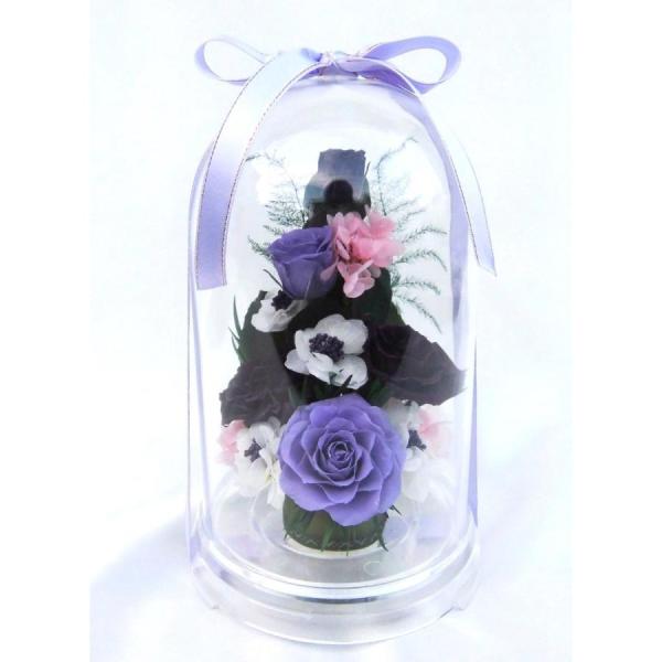 プリザーブドフラワー 送料無料 お祝い 誕生日 枯れない花 ドーム バラ プレゼント インテリア 造...