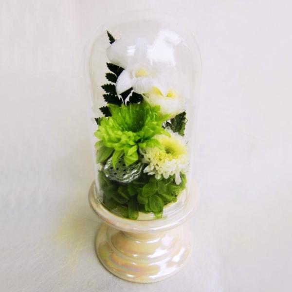 仏花 プリザーブドフラワー 送料無料 枯れない花 お仏壇 お供え花 お彼岸 仏壇飾り 花瓶付 フラワ...