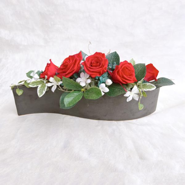 プリザーブドフラワー 送料無料 お祝い 誕生日 枯れない花 バラ プレゼント インテリア 造花 ギフ...