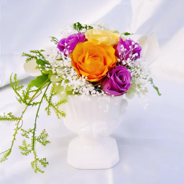 仏花 プリザーブドフラワー 送料無料 枯れない花 お仏壇 お供え花 お彼岸 仏壇飾り ペット 供養 ...