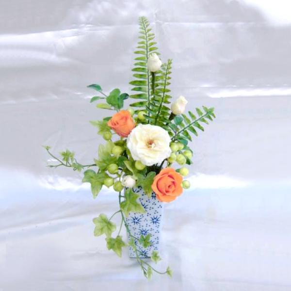 プリザーブドフラワー 送料無料 お祝い 誕生日 枯れない花 細身 和風 梢華 プレゼント インテリア...