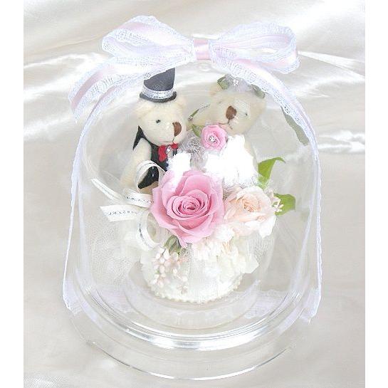 プリザーブドフラワー 送料無料 お祝い 誕生日 枯れない花 フラワードーム ウェディング 結婚式 く...