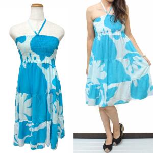 ハイビスカス柄のリゾートワンピースの商品一覧 通販 Yahoo ショッピング