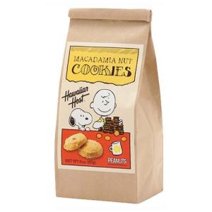 ハワイ 土産 クッキー お菓子 ハワイアンホースト スヌーピー&チャーリーブラウン マカデミアナッツ クッキー BAG 85g