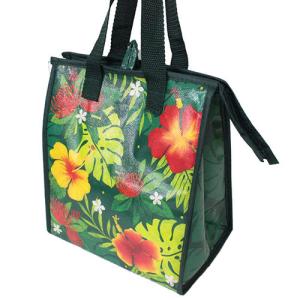 ハワイアン雑貨 保冷バッグ おしゃれ ランチバッグ ハワイ スモール ランチバッグ フローラル モンステラ Island Heritage ネコポス