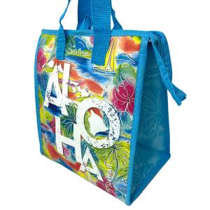 エコバッグ 保冷 バッグ おしゃれ ランチバッグ ハワイアン雑貨 ハワイ スモール ランチバッグ トロピカルアロハ Island Heritage ネコポス
