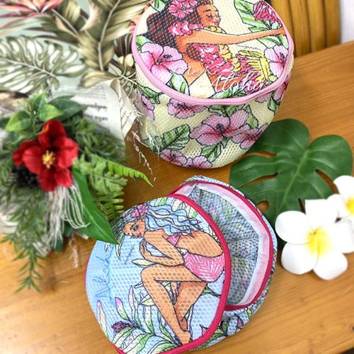 洗濯ネット ランドリー ネット maunaloa マウナロア ランドリーラウンドポーチ ハワイアン雑...