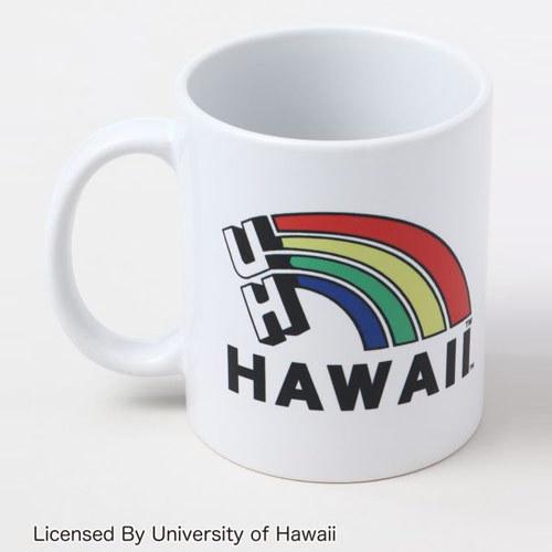 マグカップ 大きい おしゃれ ハワイ コップ ハワイアン雑貨 ハワイ大学 Kahiko UH レイン...