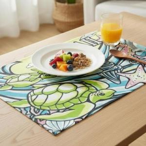 ランチョンマット 撥水 拭ける おしゃれ ハワイ...の商品画像