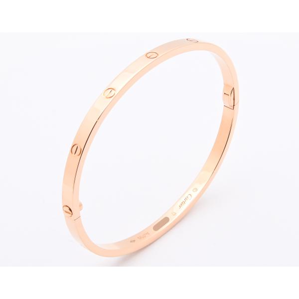 Cartier ラブブレスレット スモールモデル K18ピンクゴールド #17 中古品