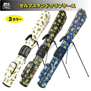 在庫sale!!フード付き 防水PUレザーモデル! サングラスMico Golf セルフスタンド クラブケース ホワイト ブラック ゴルフ