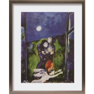シャガール♢シルクスクリーン アートパネル マルク・シャガール Marc Chagall II concerto