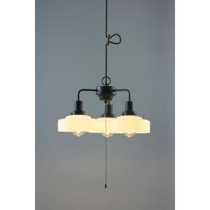 後藤照明 鉄鉢硝子 大正ロマン 昭和 レトロ 小型ペンダントライト