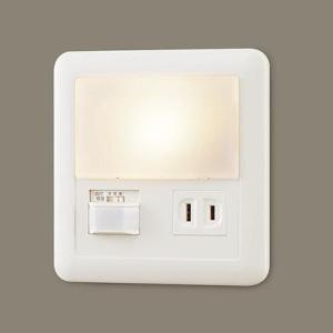 パナソニック フットライト コンセント付 センサー付 LED（電球色） LGBC70068 (LGB...