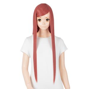 コスプレウィッグ マジックオールバック 分け目 ロング スノーブロンド