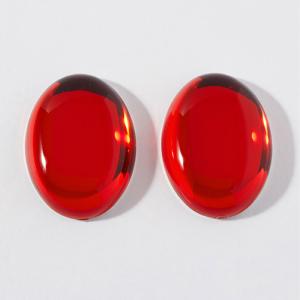 クリスタルパーツ 楕円形 40×30mm 2個...の詳細画像2