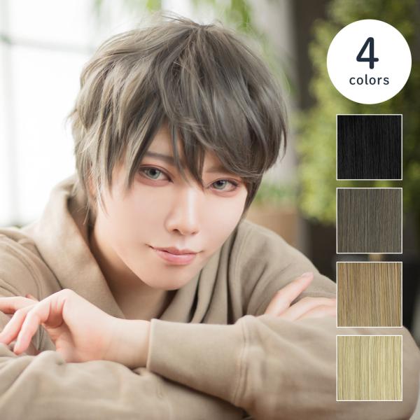 ウィッグ クラッセ イージーショート01 全4色 メンズ 普段使い ナチュラル フルウィッグ ファッ...