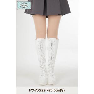 クラッセ ブーツカバー コスプレ撮影用 編み上...の詳細画像5