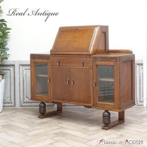 イギリス アンティーク 家具 カップボード 飾り棚 食器棚 キッチン