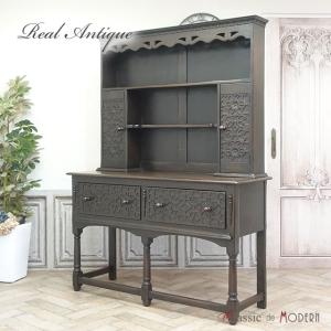 イギリス アンティーク 家具 カップボード 飾り棚 食器棚 キッチン