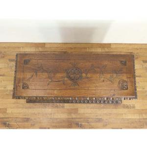 フランス アンティーク 家具 コファー ブラン...の詳細画像1