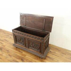 フランス アンティーク 家具 コファー ブラン...の詳細画像3