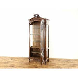 フランス アンティーク 家具 キャビネット 飾...の詳細画像1