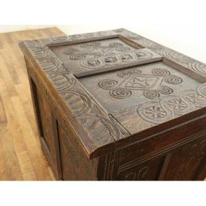 フランス アンティーク 家具 コファー ブラン...の詳細画像2