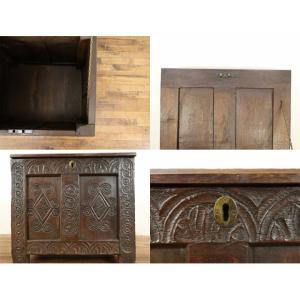 フランス アンティーク 家具 コファー ブラン...の詳細画像5