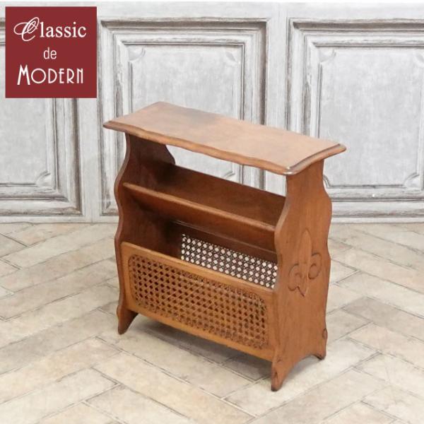 オランダ アンティーク 家具 マガジンラック 店舗什器 リビング  オーク 1940年代 ヴィンテー...