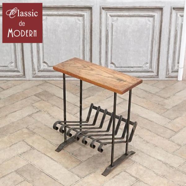 オランダ アンティーク 家具 マガジンラック 店舗什器 リビング オーク 1950年代 ヴィンテージ...