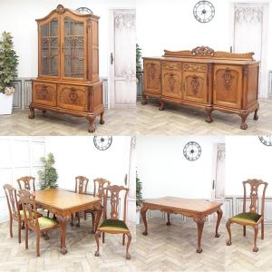 フランス アンティーク 家具 ダイニングセット...の詳細画像1
