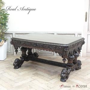 フランス アンティーク 家具 サイドテーブル オーク 1880年代