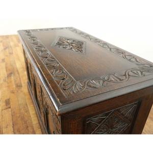 イギリス アンティーク 家具 コファー ブラン...の詳細画像2