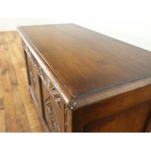 イギリス アンティーク 家具 コファー ブラン...の詳細画像2