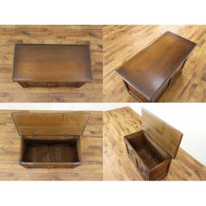 イギリス アンティーク 家具 コファー ブラン...の詳細画像3