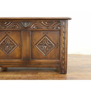 イギリス アンティーク 家具 コファー ブラン...の詳細画像4