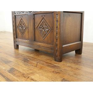 イギリス アンティーク 家具 コファー ブラン...の詳細画像5