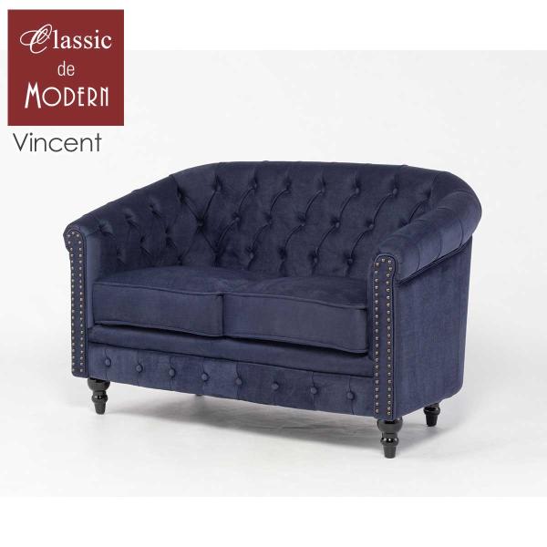 輸入家具 ダブルソファ チェスターフィールド 椅子 スリム 二人掛け 英国 イギリス ホテル レトロ...