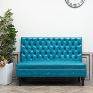 チェスターフィールド ソファ ベンチソファ 2...の詳細画像1