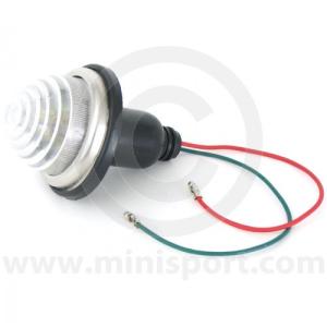 ローバーミニ クロームメッキ ライセンスランプカバー 8B12501METAL