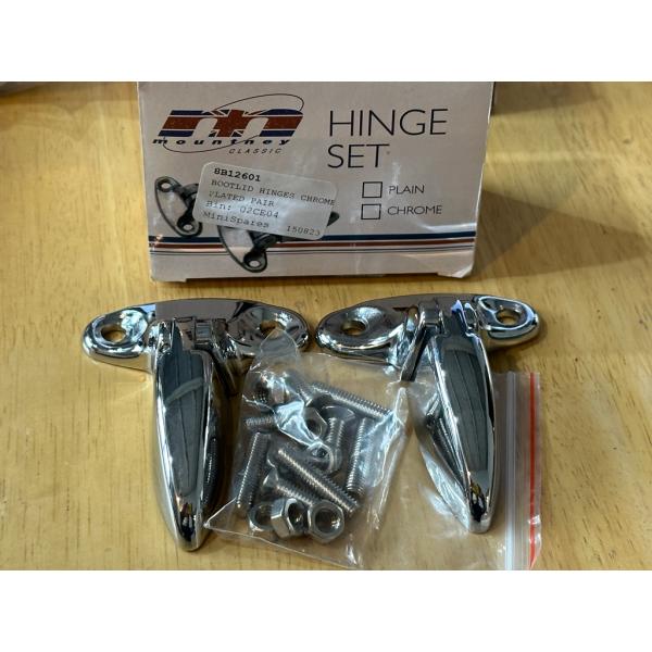 ローバーミニ　クローム　トランクヒンジ　左右セット　8B12601　SPE　kenz　　送料別