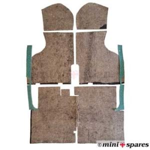 ローバーミニ フロアマット カーペット MOT1004 ライトグレー kenz