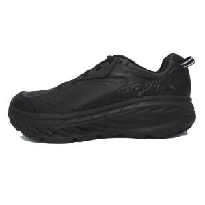 未使用 HOKA ONE ONE ホカオネオネ M BONDI LTR WIDE 1019752 ボンダイ レザー ワイド フルグレイン 黒 27cm 箱付スニーカー  中古 10005016｜classic