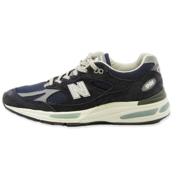 美品 New Balance ニューバランス UK8D U991NV2 UK製 ランニングシューズ ...