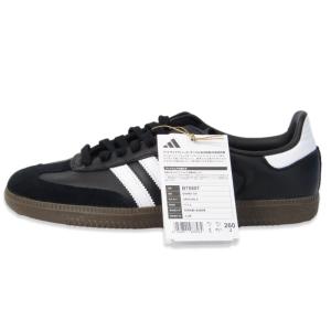 未使用 adidas アディダス 26cm SAMBA OG B75807 サンバ 復刻 フットボールシューズ CORE BLACK/FOOTWEAR WHITE/GUM  22000402｜classic