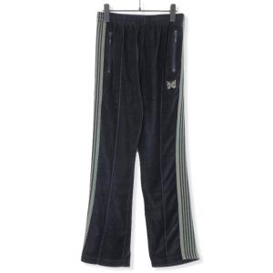 Needles ニードルズ ナロー トラックパンツ LQ236 ベロア Narrow Track Pant Pe Velour 日本製 ジャージー ネイビー XS  22000776｜classic