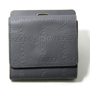 未使用 JW ANDERSON ジェイダブリューアンダーソン ストラップ ミニウォレット 592-50089021 コインケース カーフ グレー   24002905｜classic