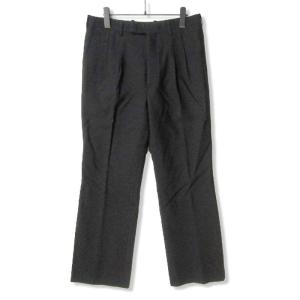 LAD MUSICIAN ラッドミュージシャン 2タック スリム フレア スラックスパンツ 21SS 2Tuck Slim Flare Slacks ブラック 44  27105482｜classic