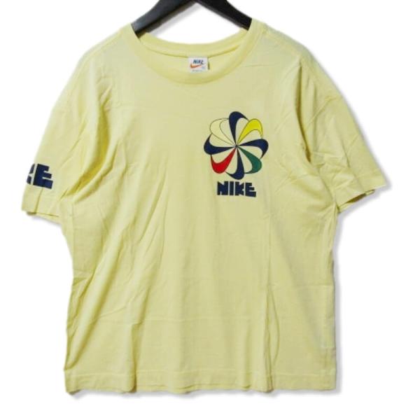 NIKE ナイキ 半袖Tシャツ BV7632-746 風車 プリント コットン 中国製 イエロー X...